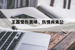 乐鱼真人体育娱乐-王磊受伤离场，伤情尚未公布。